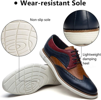 Men'S Oxford Shoes Casual Shoes for Men Casual Dress Shoes for Men