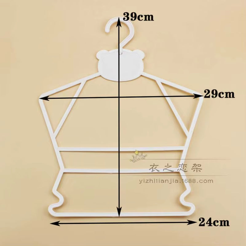 5 Pcs Plastic Children'S Clothing Hanger One-Piece Suit Baby Child Children Infant Clothes Hanging Clothes Rack