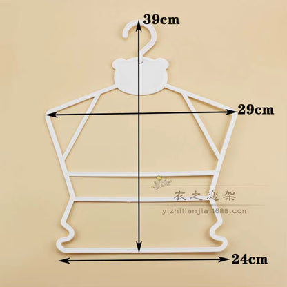 5 Pcs Plastic Children'S Clothing Hanger One-Piece Suit Baby Child Children Infant Clothes Hanging Clothes Rack