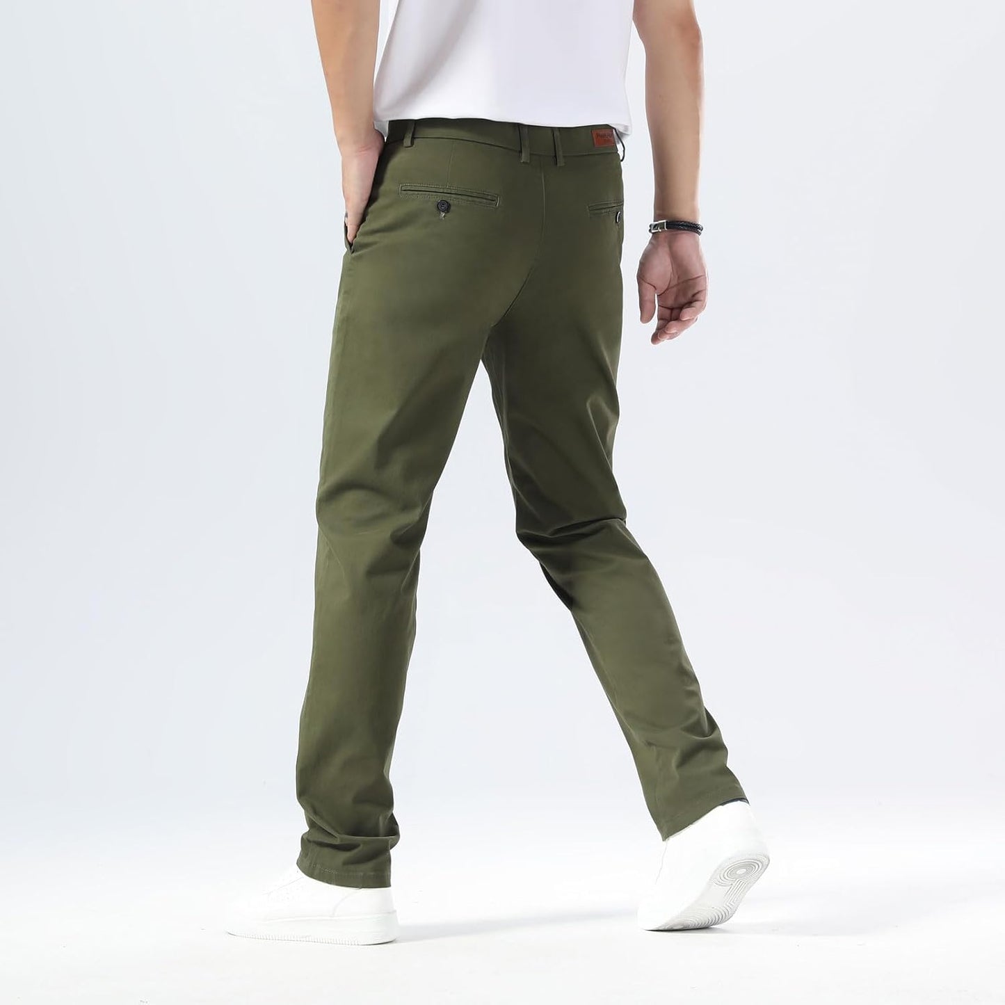 Men’S Slim Fit Khaki Pants Men’S Tapered Chino Pants