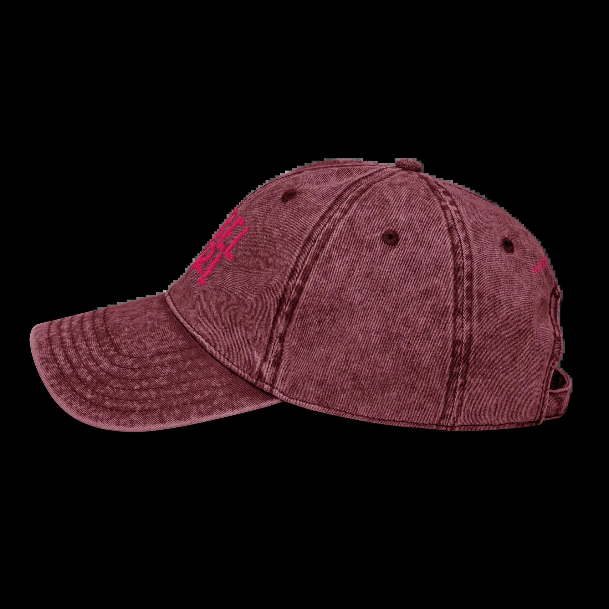 Vintage Cap REBEL GIRL Vintage Cotton Twill Cap