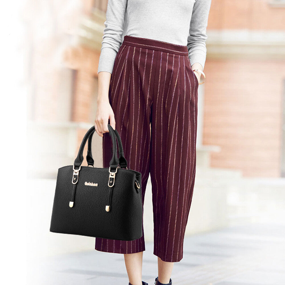 Women Lady Leather Handbags Messenger Shoulder Bags Tote Satchel Purse Large