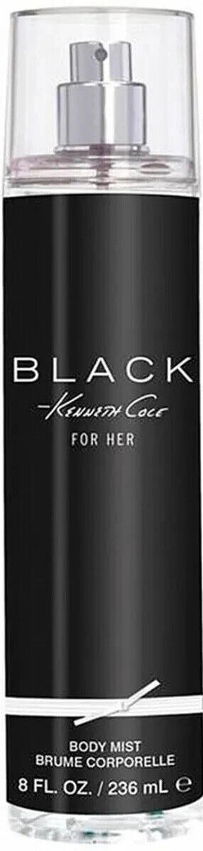 Black by Kenneth Cole for Women Perfume Mist 8 Oz New