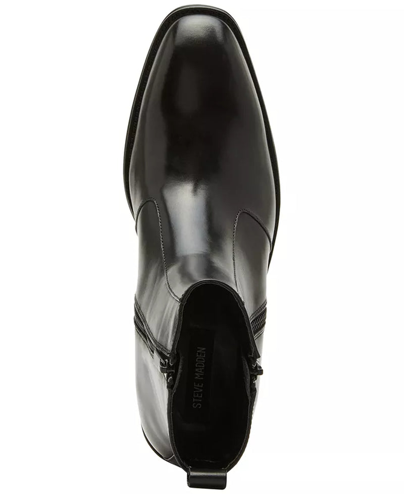Men'S Hyphen Side-Zip Leather Dress Boot