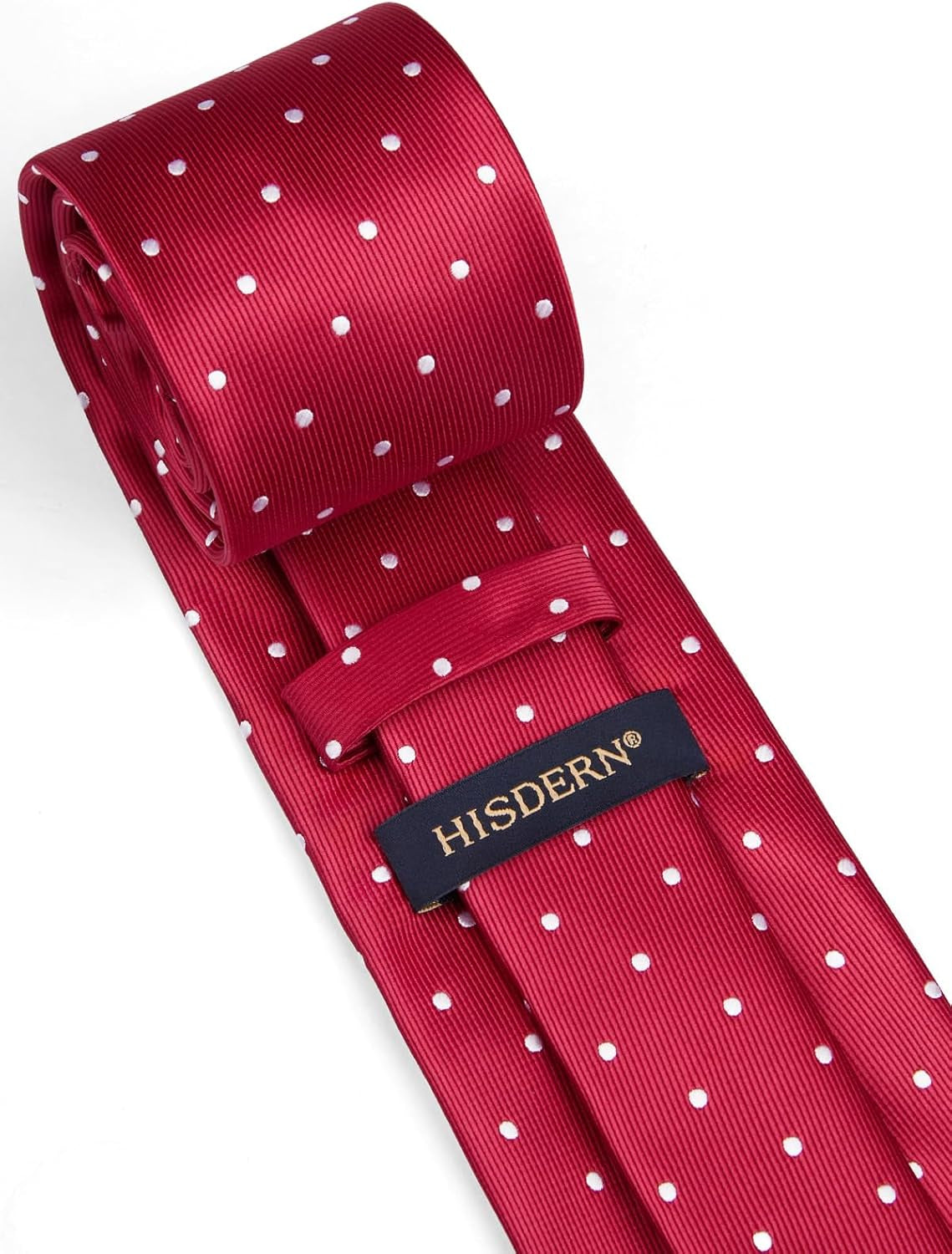 Polka Dot Ties for Men Classic Silk Ties and Pocket Square Formal Business Necktie Handkerchief Wedding Party