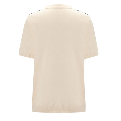 Men'S Short Sleeve Shirt Knit Striped Lapel Shirt Tops