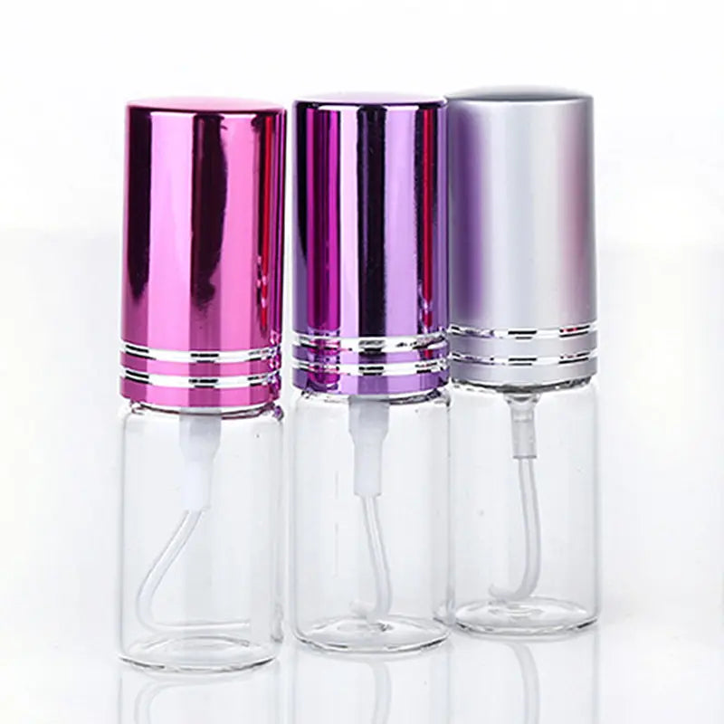 20Pcs/Lot New 5Ml 10Ml Travel Portable Perfume Bottle Spray Bottles Sample Empty Containers Atomizer Mini Refillable Bottles