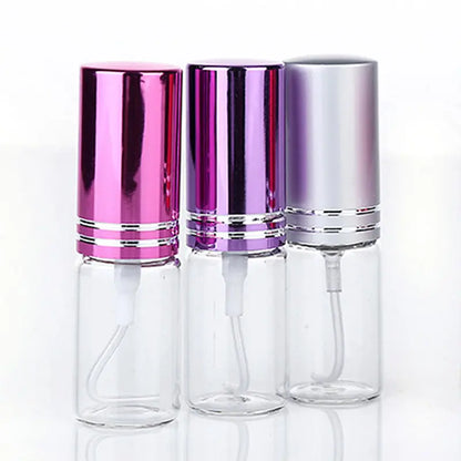20Pcs/Lot New 5Ml 10Ml Travel Portable Perfume Bottle Spray Bottles Sample Empty Containers Atomizer Mini Refillable Bottles