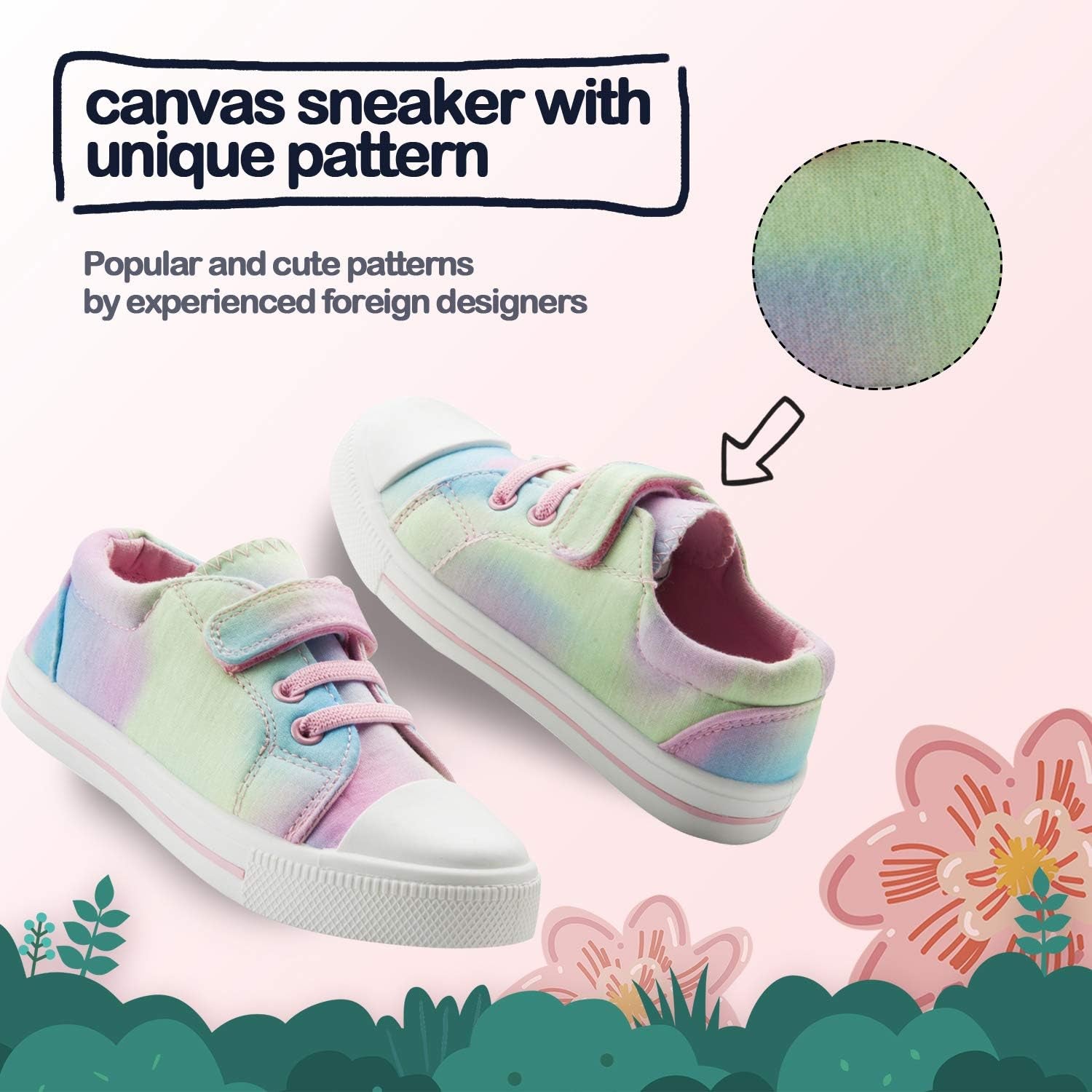 Toddler Shoes Boys Girls Canvas Sneakers Size 4-13