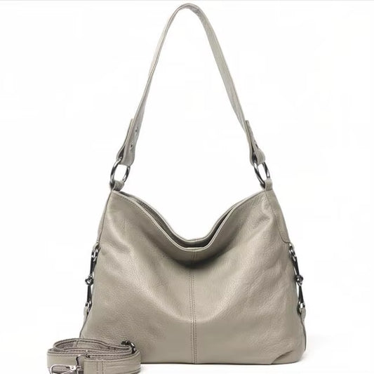 Brand New Arrival Extra Soft Real Leather Women Shoulder Bags Solid Colors Genuine Cow Leather Handbags Fashion GS07