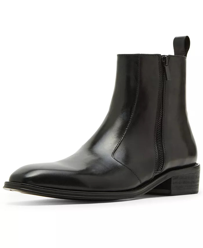 Men'S Hyphen Side-Zip Leather Dress Boot