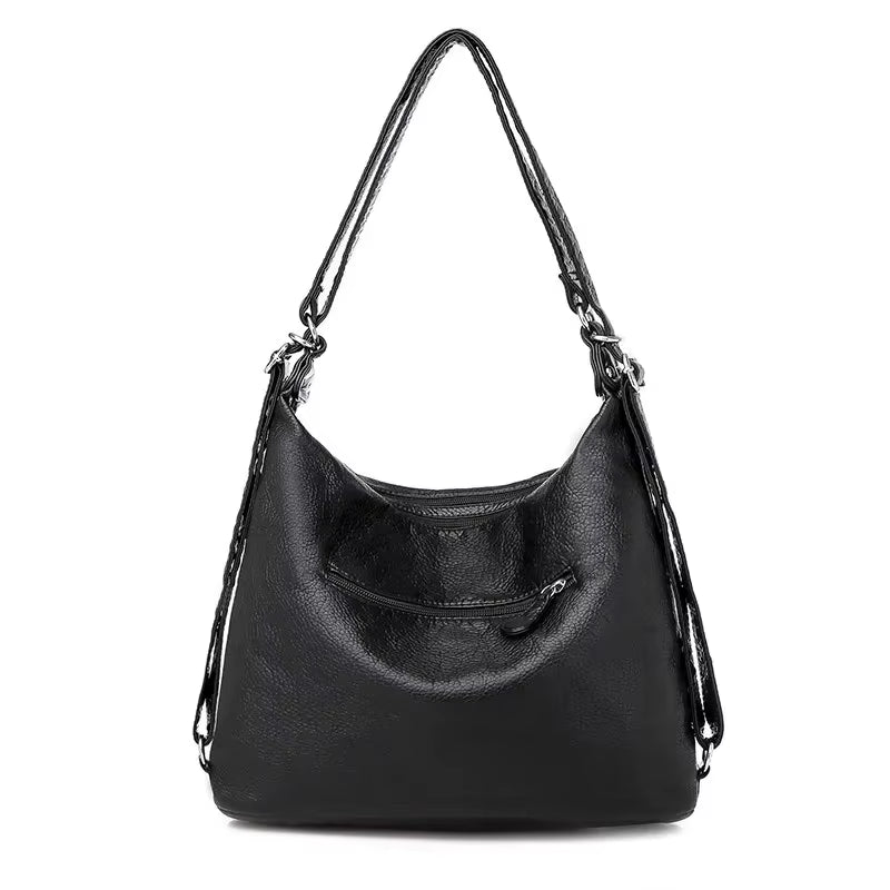 Genuine Leather Handbags Multifunction Casual Tote Bag Bagpack Mochilas Bags for Women Shoulder Bags Ladies Hand Bag Bolsas