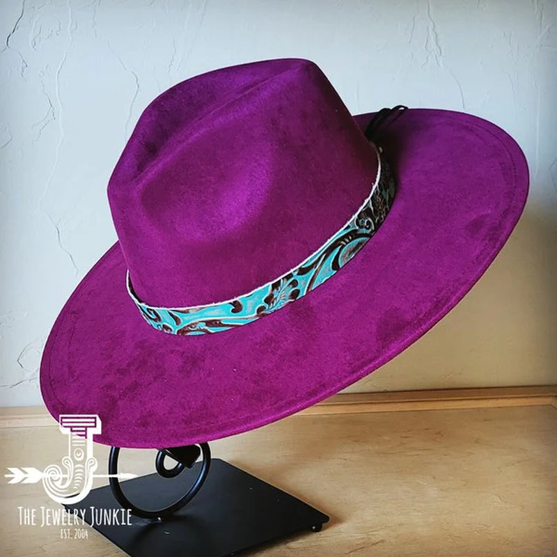 Cowboy Turquoisewestern Leather Band W/ Choice Hat