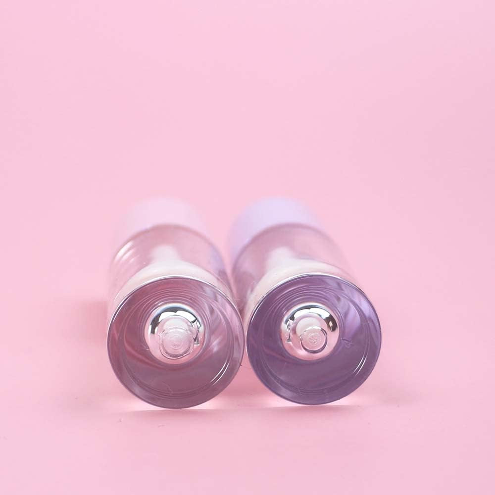 30Pcs Nude Empty 6Ml 0.2Oz Lip Gloss Tubes with Big Doe Foot Wand，Round Lipgloss Containers，Concealer Tube Cosmetic Packing Container Bulk Wholesale