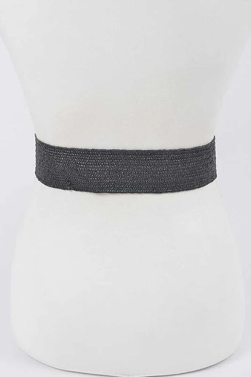 Plus Size Bamboo Buckle Elastic Belt